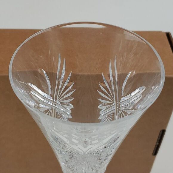 WATERFORD Crystal Times Square 2009 Joy Champagne  Flutes Set of 2 - Picture 8 of 9